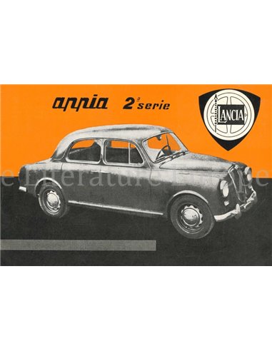 1955 LANCIA APPIA SALOON BROCHURE SPANISH