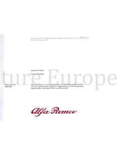 ALFA ROMEO 75, 1985 - 1992, FAHREN AUS LEIDENSCHAFT  (LIMITED  288 / 300) 2