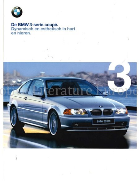 1999 BMW 3 SERIES COUPÉ BROCHURE DUTCH