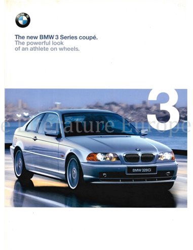 1999 BMW 3ER COUPÉ PROSPEKT ENGLISCH