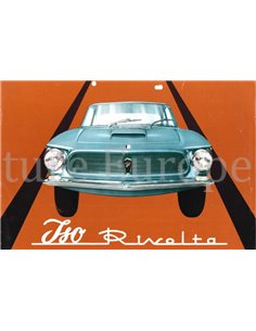 1962 ISO RIVOLTA IR 300 | IR 340 BROCHURE DUITS