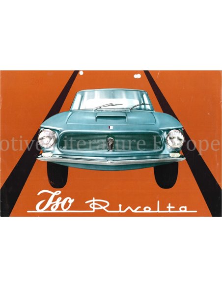 1962 ISO RIVOLTA IR 300 | IR 340 BROCHURE DEUTSCH