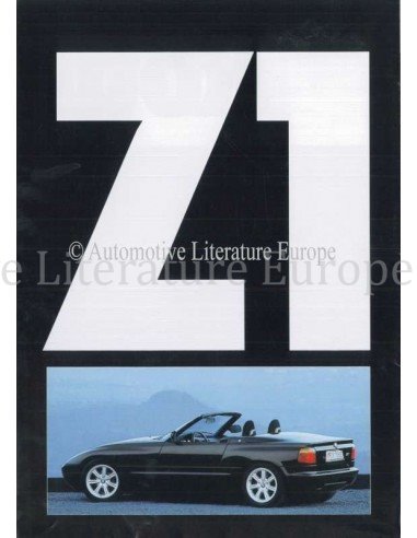1989 BMW Z1 BROCHURE GERMAN