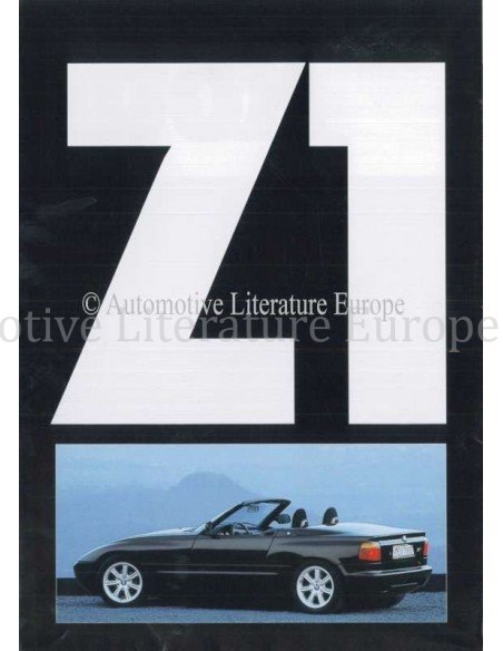 1989 BMW Z1 BROCHURE GERMAN
