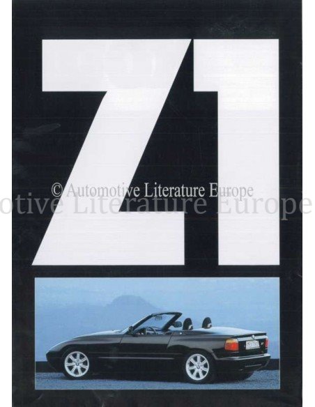 1989 BMW Z1 PROSPEKT DEUTSCH