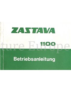 1979 ZASTAVA 1100 OWNERS MANUAL GERMAN