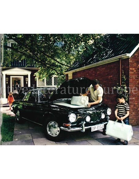 1968 VOLKSWAGEN KARMANN GHIA BROCHURE NEDERLANDS