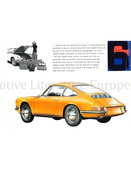 1965 PORSCHE 911 PROSPEKT NIEDERLÄNDISCH