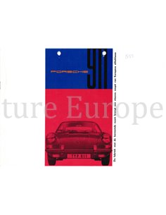 1965 PORSCHE 911 PROSPEKT NIEDERLÄNDISCH