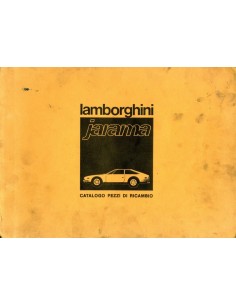 1970 LAMBORGHINI JARAMA ONDERDELENBOEK ITALIAANS