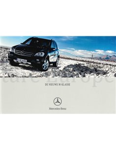 2005 MERCEDES BENZ M CLASS BROCHURE DUTCH