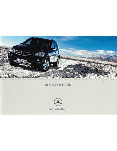 2005 MERCEDES BENZ M KLASSE BROCHURE NEDERLANDS