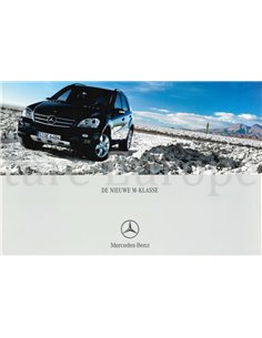 2005 MERCEDES BENZ M KLASSE PROSPEKT NIEDERLÄNDISCH