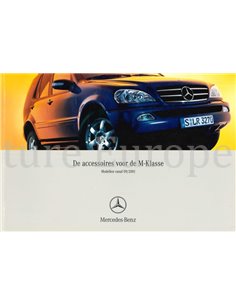 2001 MERCEDES BENZ M KLASSE ACCESSOIRES BROCHURE NEDERLANDS