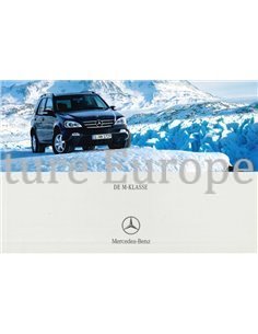 2001 MERCEDES BENZ M KLASSE PROSPEKT NIEDERLÄNDISCH