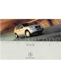 2000 MERCEDES BENZ M KLASSE BROCHURE DUITS