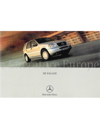 2000 MERCEDES BENZ M KLASSE PROSPEKT DEUTSCH