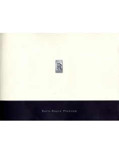 2003 ROLLS ROYCE PHANTOM BROCHURE ENGELS