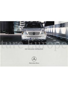 2002 MERCEDES BENZ M KLASSE INSPIRATION PROSPEKT DEUTSCH