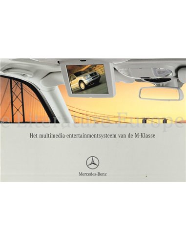 2001 MERCEDES BENZ M KLASSE MULTIMEDIA BROCHURE NEDERLANDS