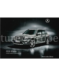 2009 MERCEDES BENZ GLK KLASSE PROSPEKT DEUTSCH 2