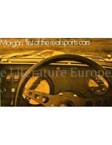 1970 MORGAN +8 & 4/4 1600 TOURER BROCHURE ENGELS