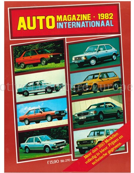1982 AUTO MAGAZINE INTERNATIONAAL NIEDERLÄNDISCH