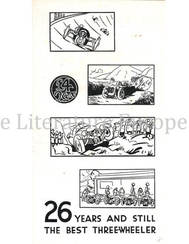 1939 MORGAN PROGRAMMA BROCHURE ENGLISH