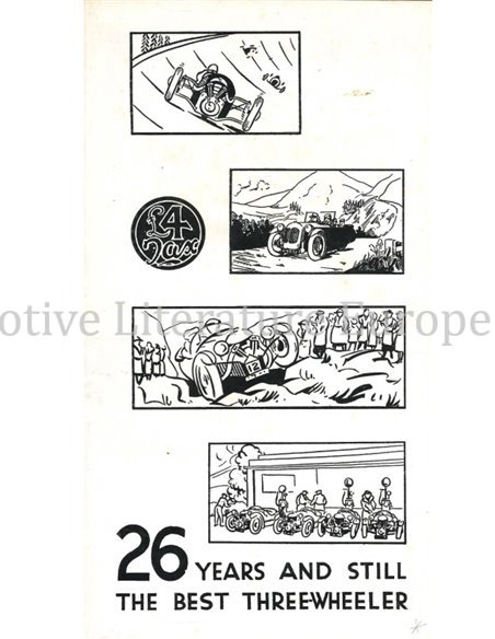 1939 MORGAN PROGRAMMA BROCHURE ENGLISH