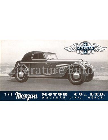 1938 MORGAN TWO-SEATER | COUPE BROCHURE ENGLISH