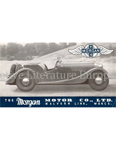 19398 MORGAN TWO-SEATER | COUPE BROCHURE ENGLISH