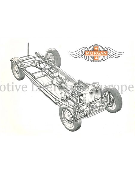 1954 MORGAN PROGRAMMA BROCHURE ENGLISH