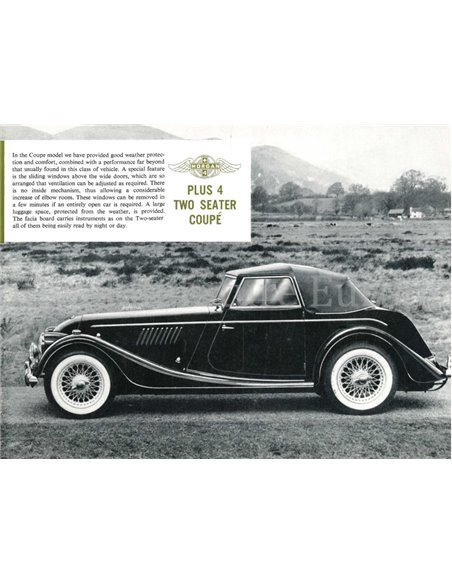 1962 - 1963 MORGAN RANGE BROCHURE ENGLISH
