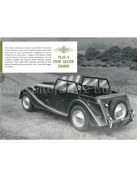 1962-1963 MORGAN PRGRAMM PROSPEKT ENGLISCH