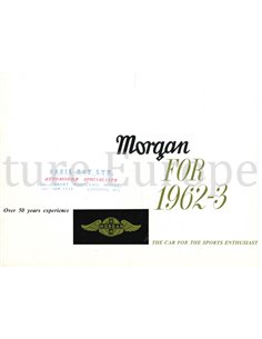 1962-1963 MORGAN PROGRAMMA BROCHURE ENGLISH