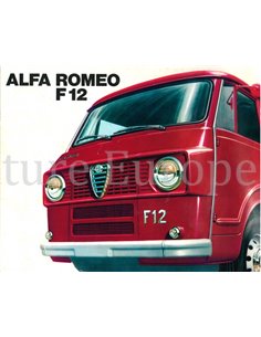 1967 ALFA ROMEO F12 BROCHURE ITALIAN