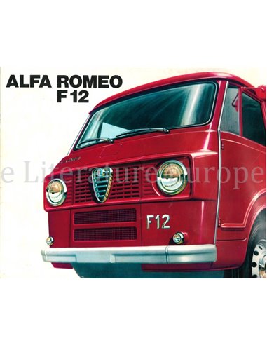 1967 ALFA ROMEO F12 BROCHURE ITALIAANS