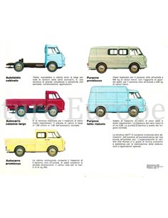 1967 ALFA ROMEO F12 BROCHURE ITALIAANS 2