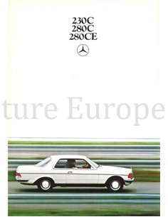 1977 MERCEDES BENZ E KLASSE COUPE BROCHURE NEDERLANDS