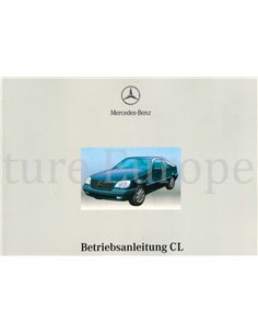 1997 MERCEDES BENZ CL CLASS OWNERS MANUAL GERMAN