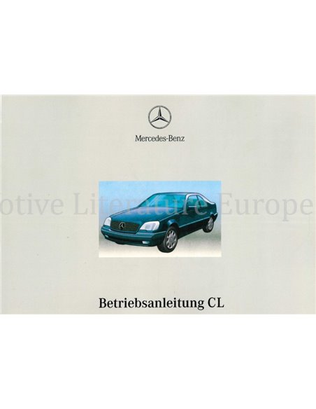 1997 MERCEDES BENZ CL KLASSE BETRIEBSANLEITUNG DEUTSCH