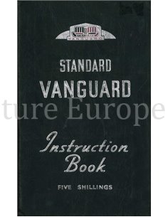 1948 STANDARD VANGUARD INSTRUCTIEBOEKJE ENGELS 
