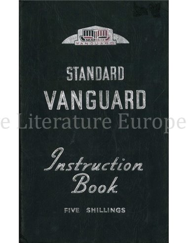 1948 STANDARD VANGUARD BETRIEBSANLEITUNG ENGLISCH 