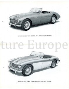 1962 AUSTIN HEALEY 3000 MKS I & II OWNERS MANUAL ENGLISH 2
