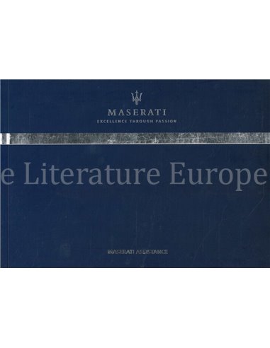 2009 MASERATI ASSICTANCE HANDBUCH