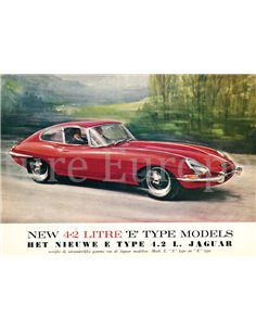 1965 JAGUAR E TYPE BROCHURE NEDERLANDS 2