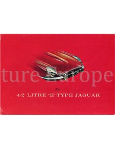 1965 JAGUAR E TYPE BROCHURE NEDERLANDS