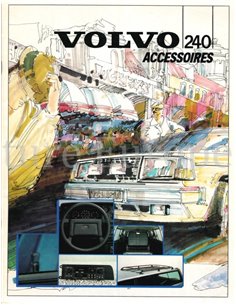 1986 VOLVO 240 ACCESSOIRES BROCHURE NEDERLANDS