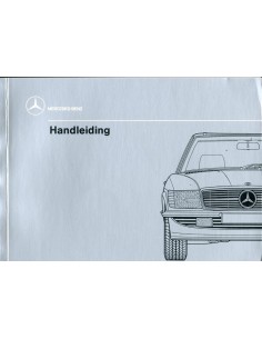 1989 MERCEDES BENZ SL KLASSE INSTRUCTIEBOEKJE NEDERLANDS
