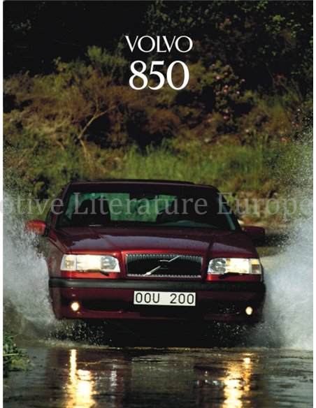 1995 VOLVO 850 BROCHURE DUTCH